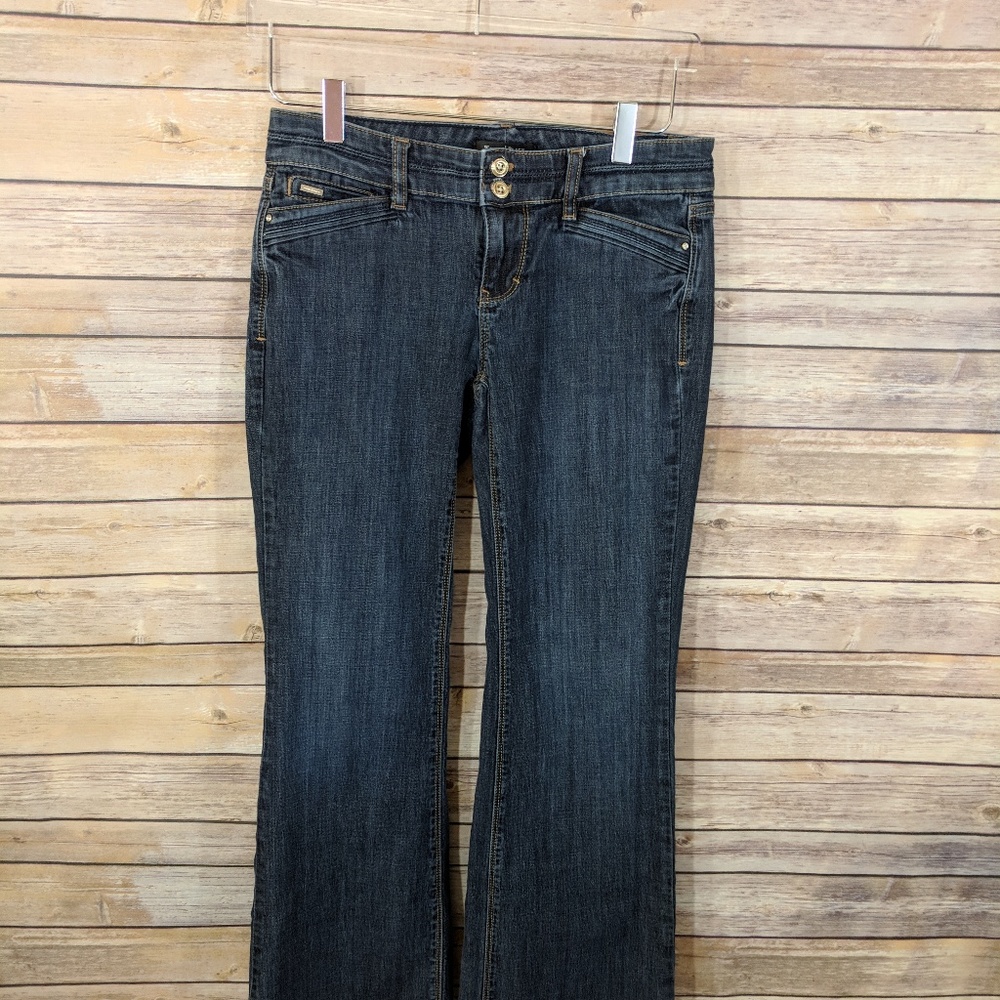 White House Black Market "Blanc" Boot Cut Jeans